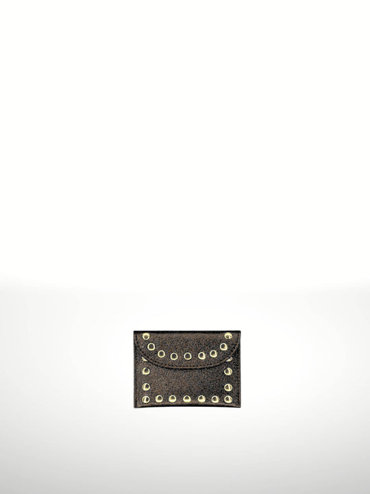 Leather Wallet with Studs