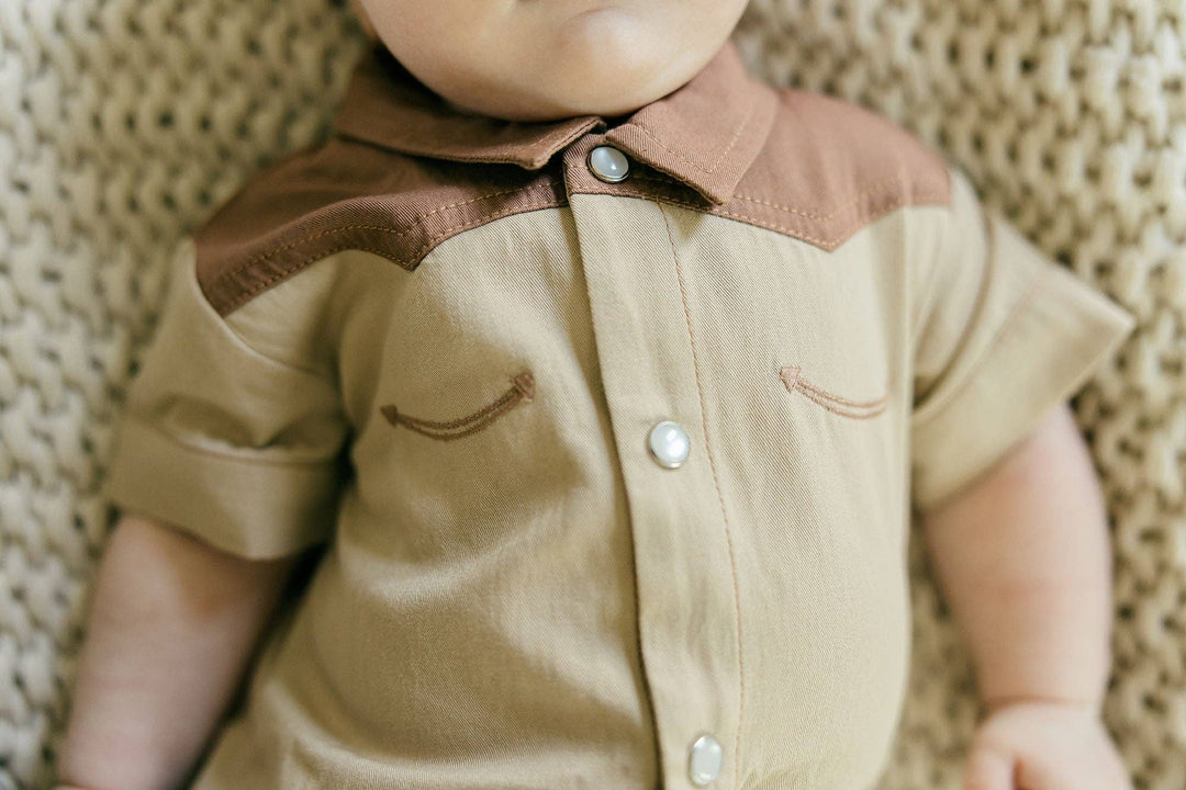 Organic Western Short Sleeve Coverall