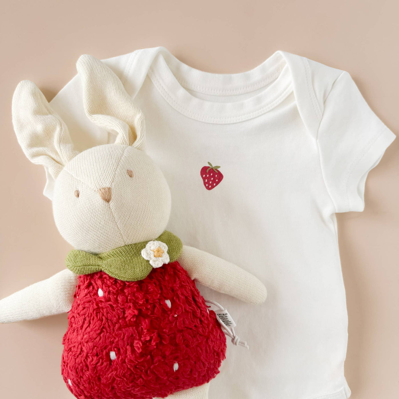 Strawberry Organic Baby Onesie