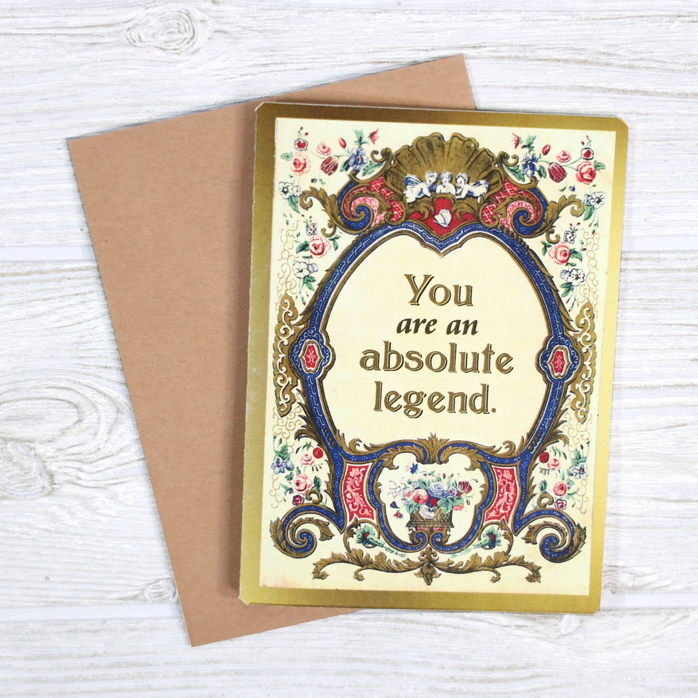 You Are an Absolute Legend - Vintage Style Greeting Card