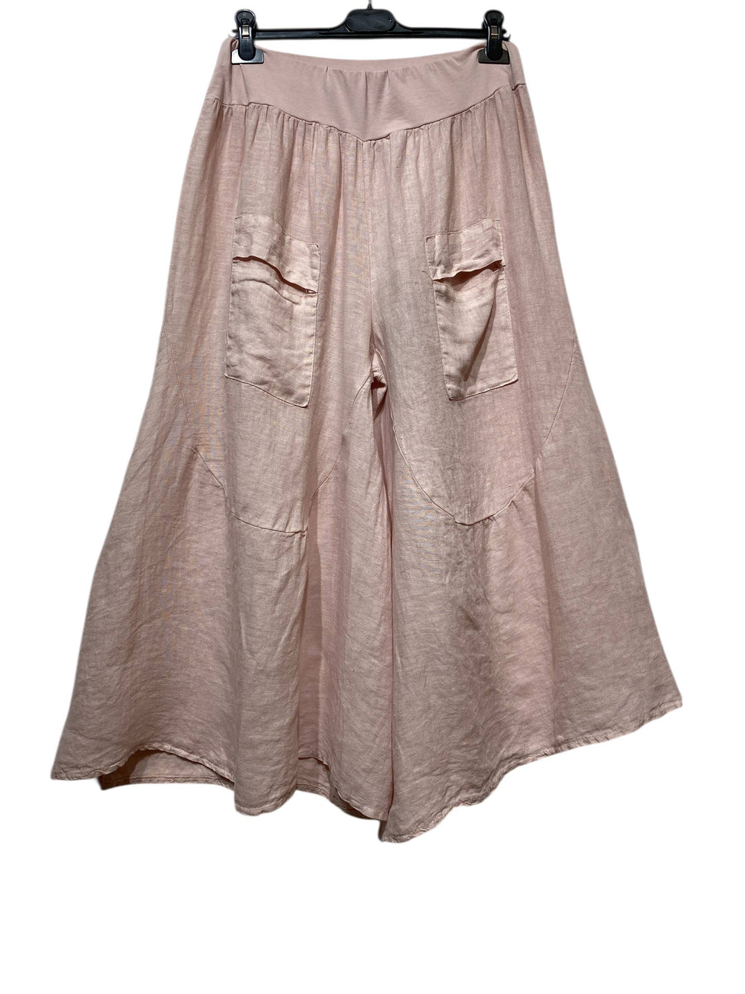 Wide Leg Linen Capris