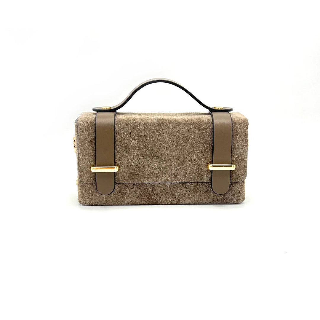 Genuine Italian Suede Mini Clutch