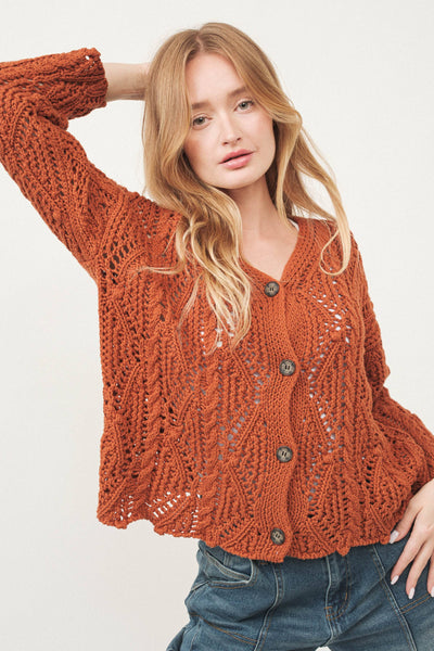 Chelsea Open Knitted Cardigan