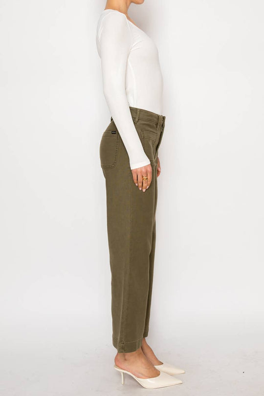High Rise Palazzo Jeans