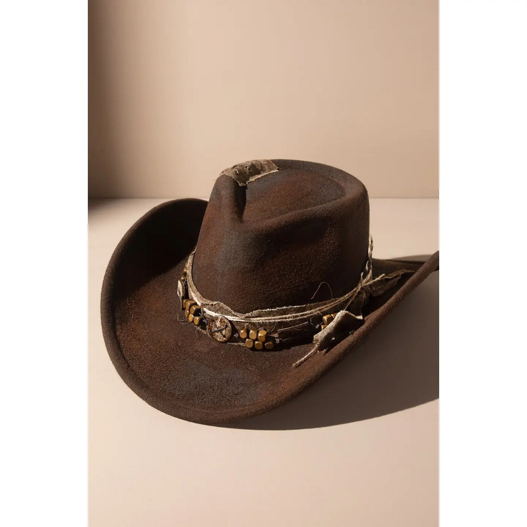Vintage Versatile Shapeable Cowgirl & Fedora Hat