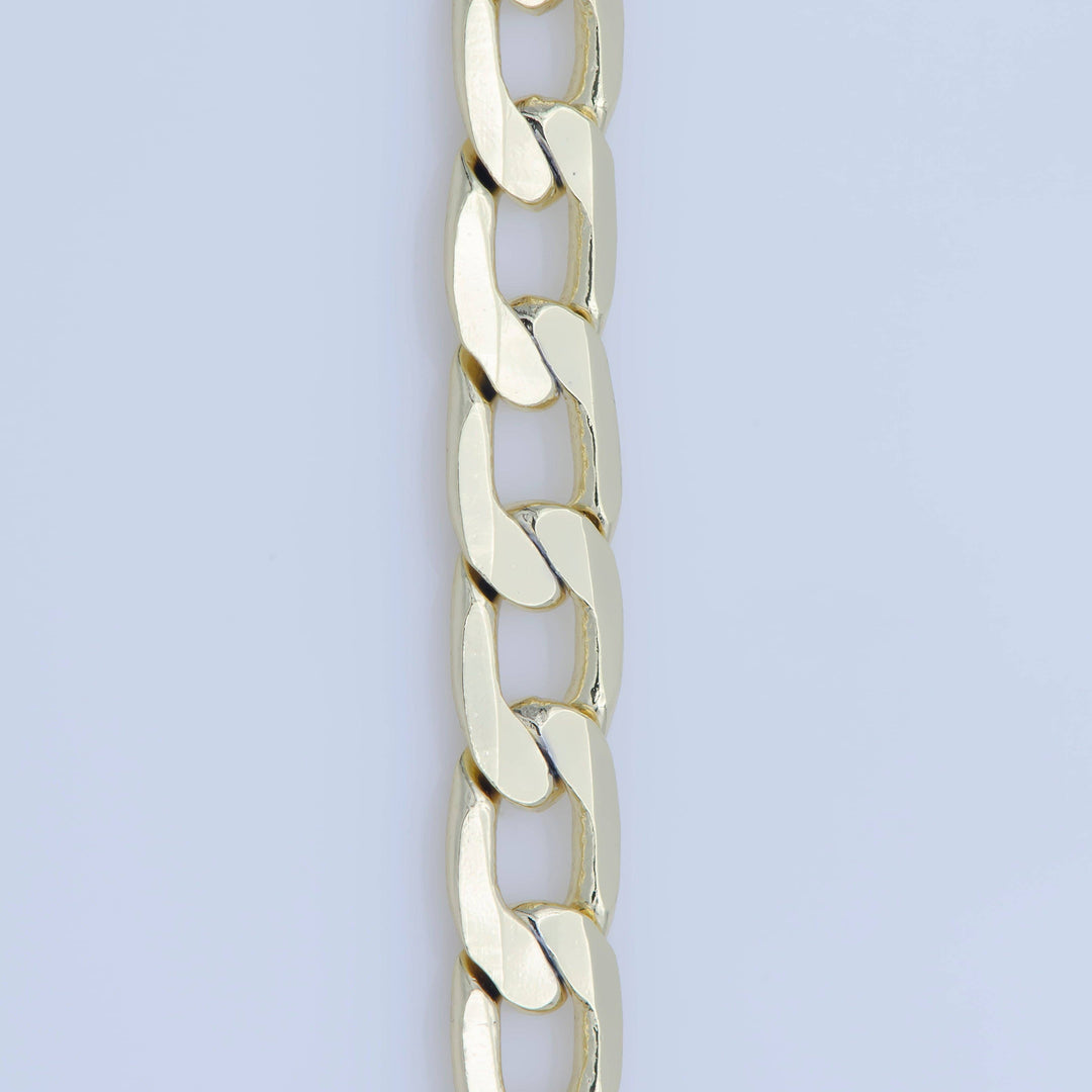 14K Gold Filled Flat Cuban Link Chain