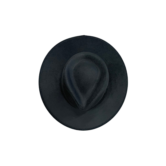Vegan Suede Tear Drop Hat