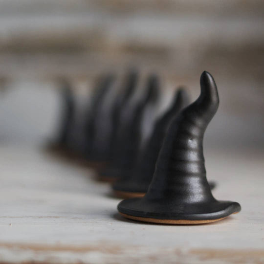 Black Witch Hat Ring Holder