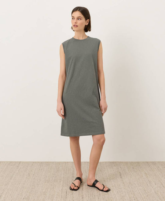 Soft-Slub Essential Easy Muscle Tee Dress