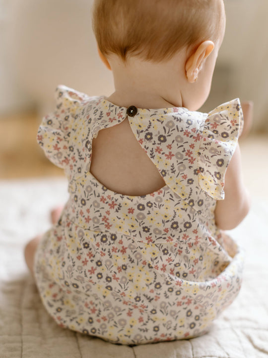 Organic Baby Sommer Floral Romper