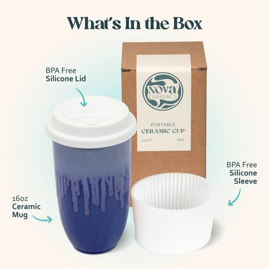 Neptune Ceramic Travel Mug – 16oz