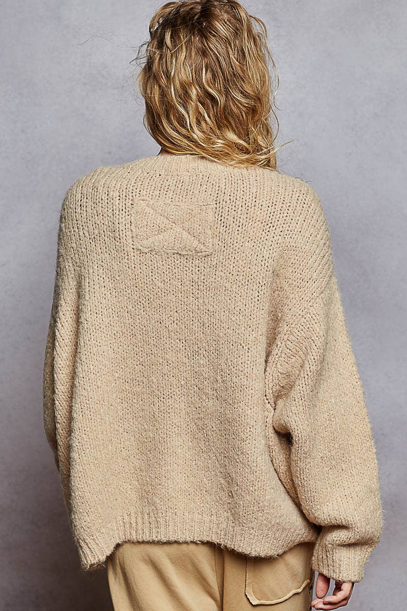 Give Peace A Chance Knit Sweater