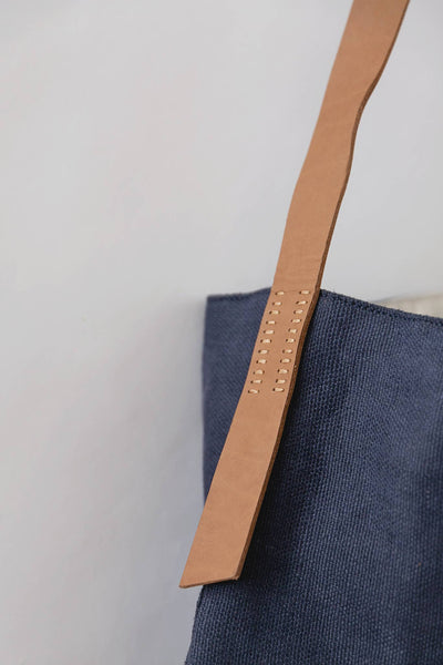 Large Jute Indigo Shoulder Bag