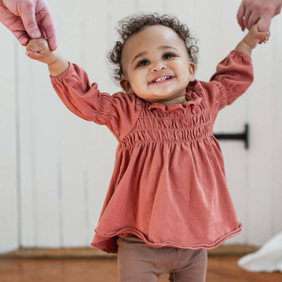 Smocked Toddler Tunic Set