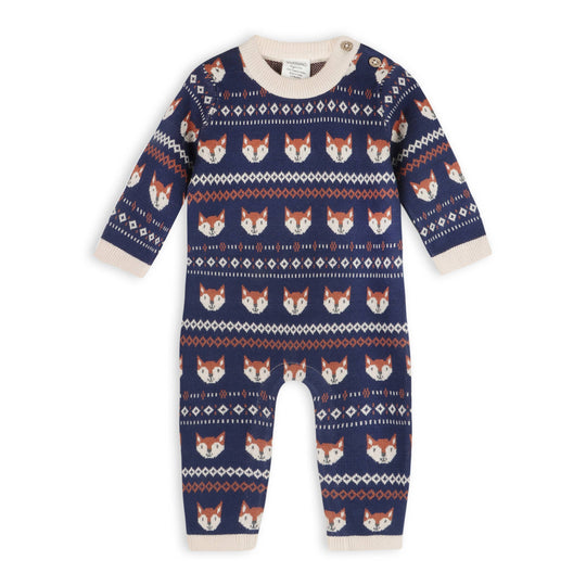 Fox Baby Knit Jumpsuit