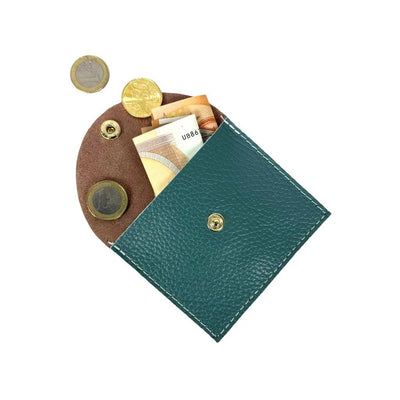 Chenson & Gorett Compact Leather Wallet with Button Closure - Simple Good