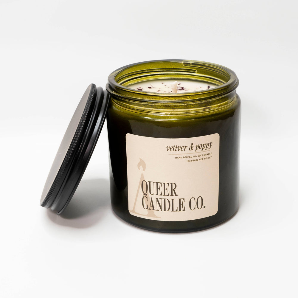 Vetiver & Poppy Soy Candle