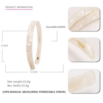 Wide Acetate Headband