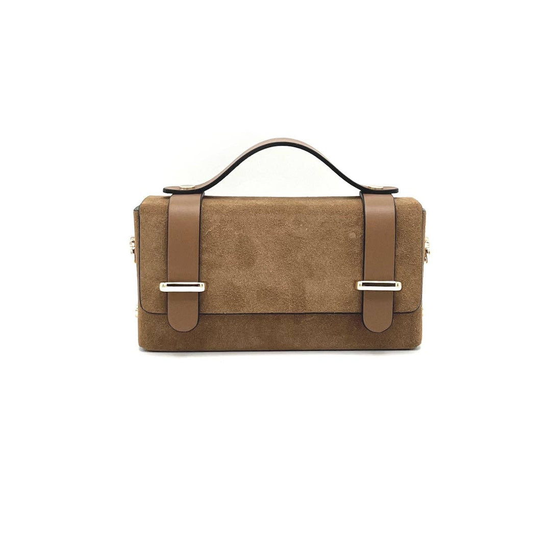 Genuine Italian Suede Mini Clutch
