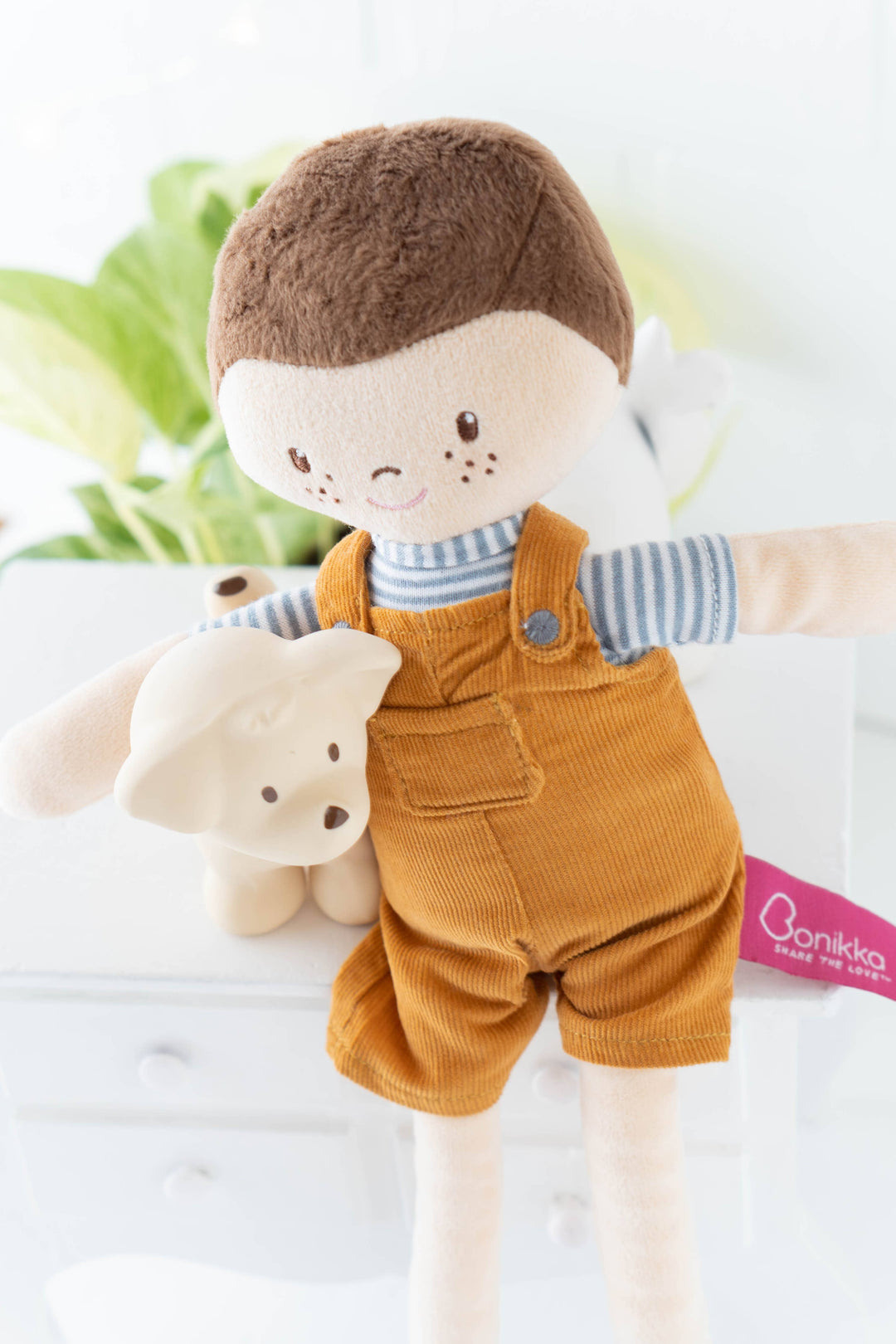 Tikiri Toys LLC Tim with Yellow Dungarees - Simple Good