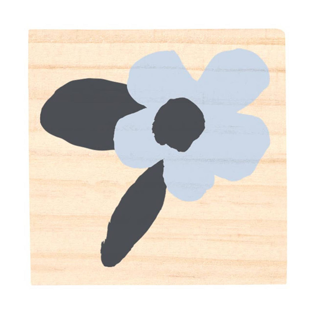 Treasure Box Earrings - Blue Flower