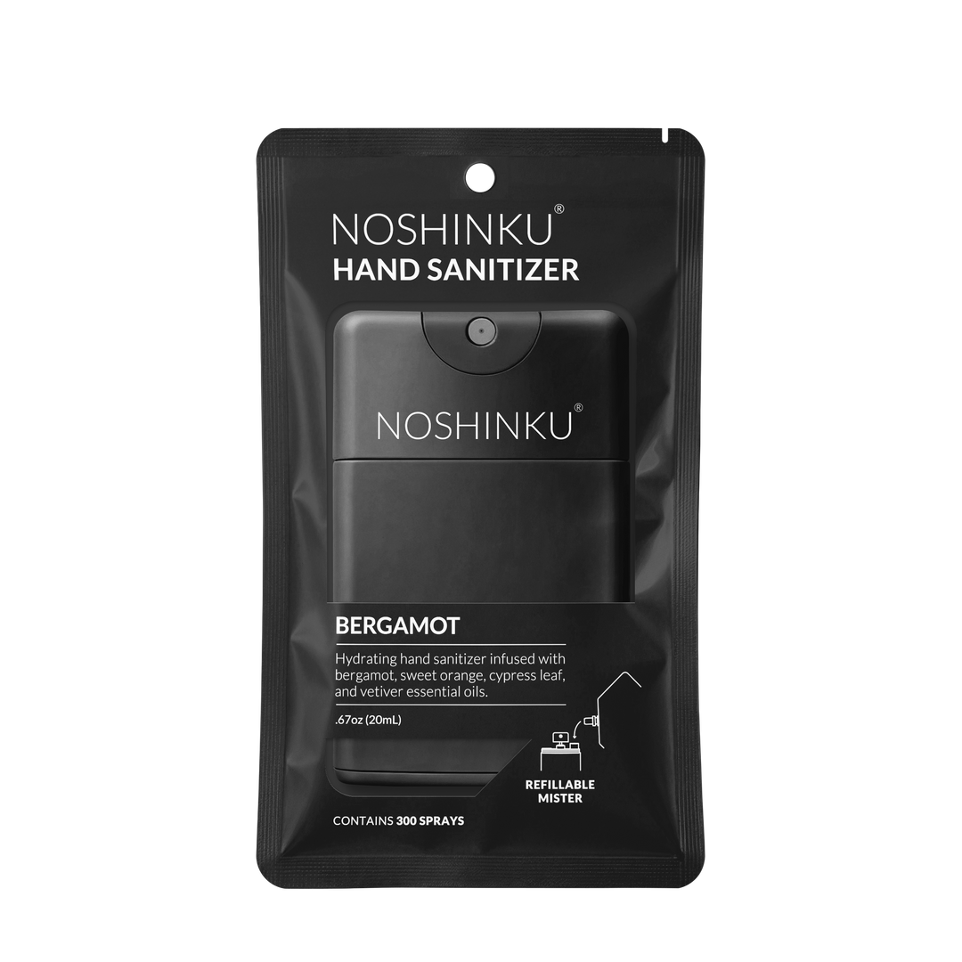 Refillable Bergamot Ultra-Moisturizing Pocket Hand Sanitizer