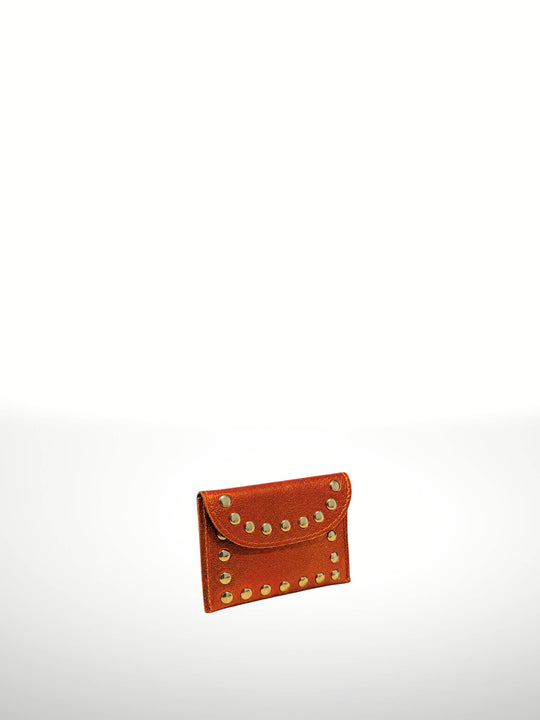 Leather Wallet with Studs