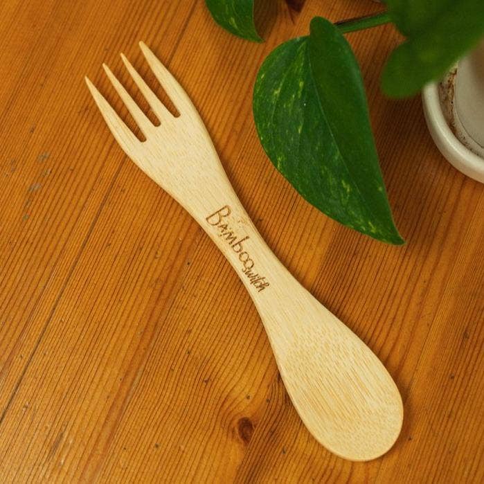 Bamboo Spork Utensil