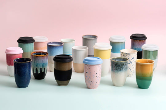 Savannah Ceramic Travel Cup 16oz | Reusable Coffee Cup