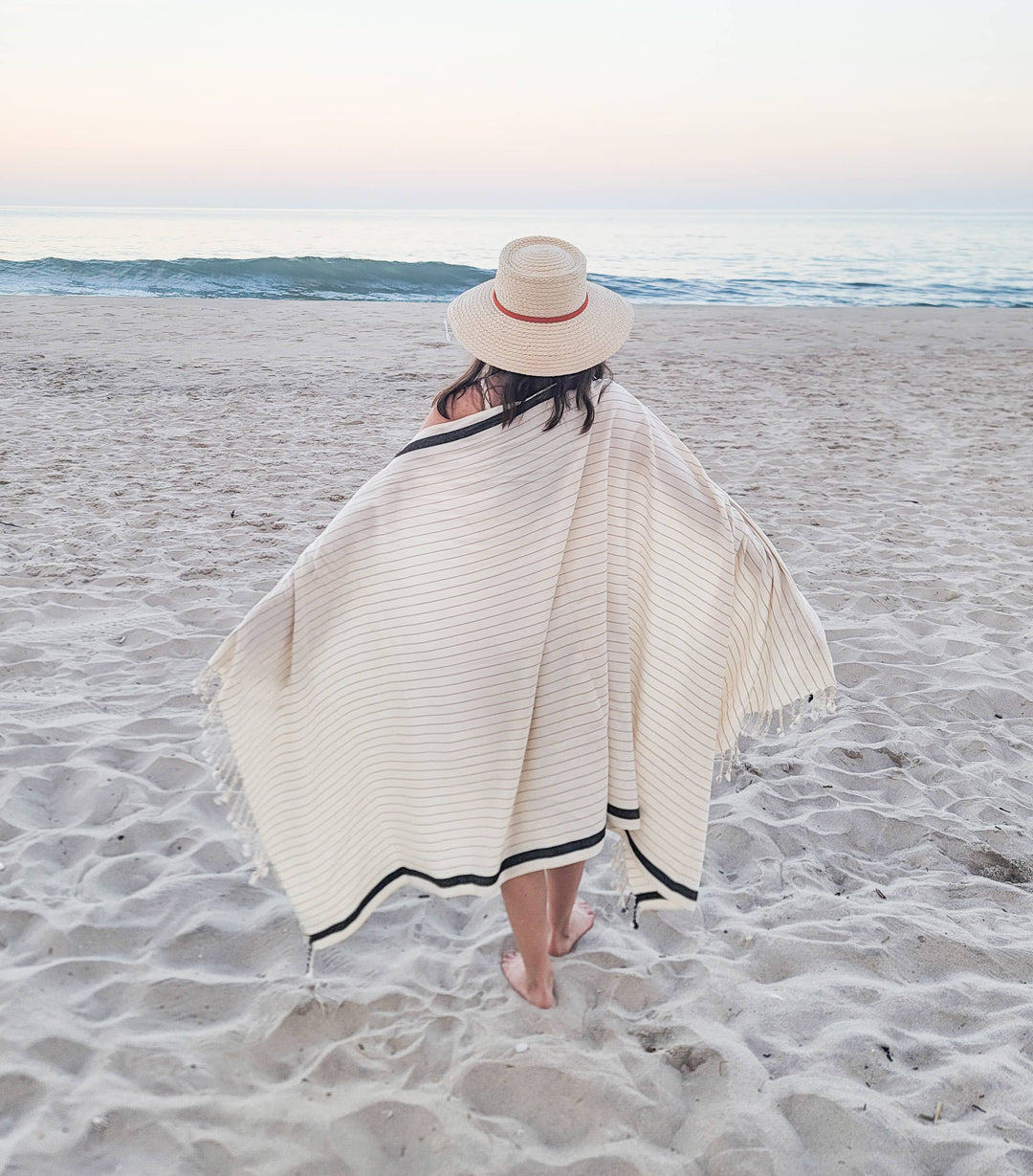 St. Tropez Flatwoven Sand Free Turkish Towel