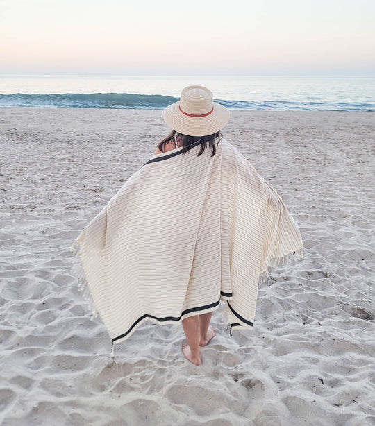 St. Tropez Flatwoven Sand Free Turkish Towel