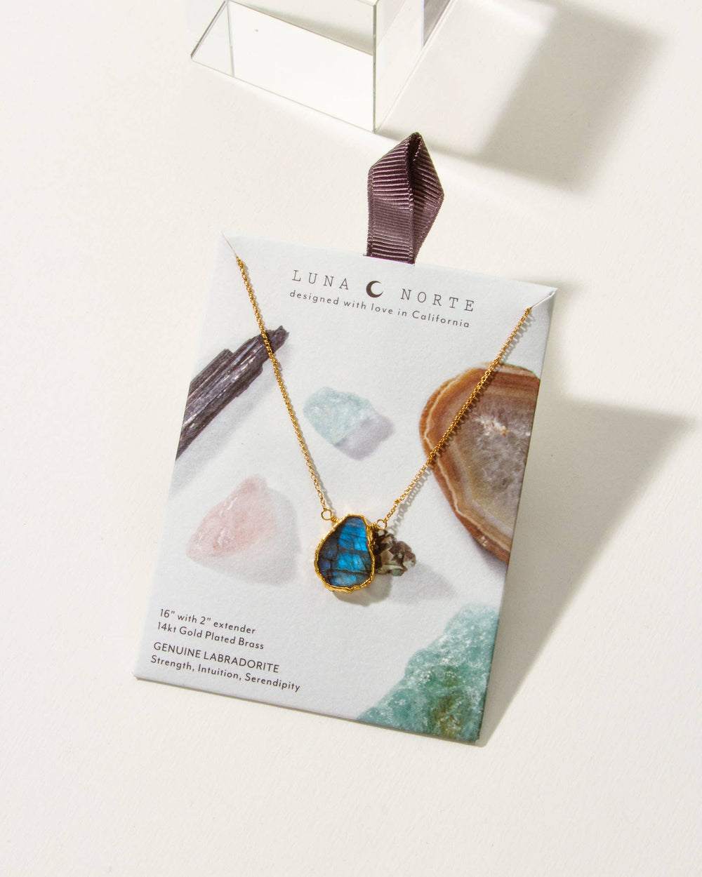 Earth, Wind & Fire Genuine Labradorite Necklace