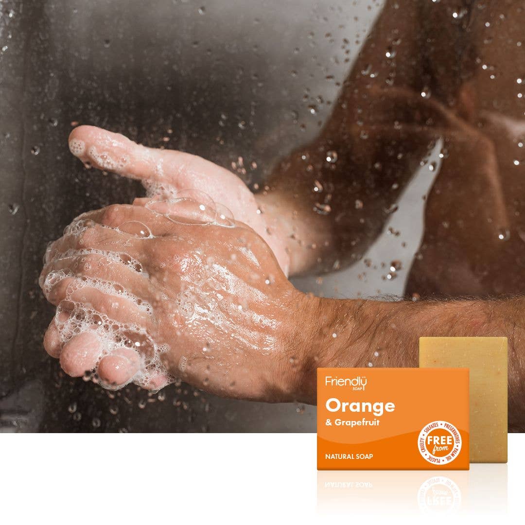 Friendly Soap Orange & Grapefruit Eco Friendly Soap Bar - Simple Good