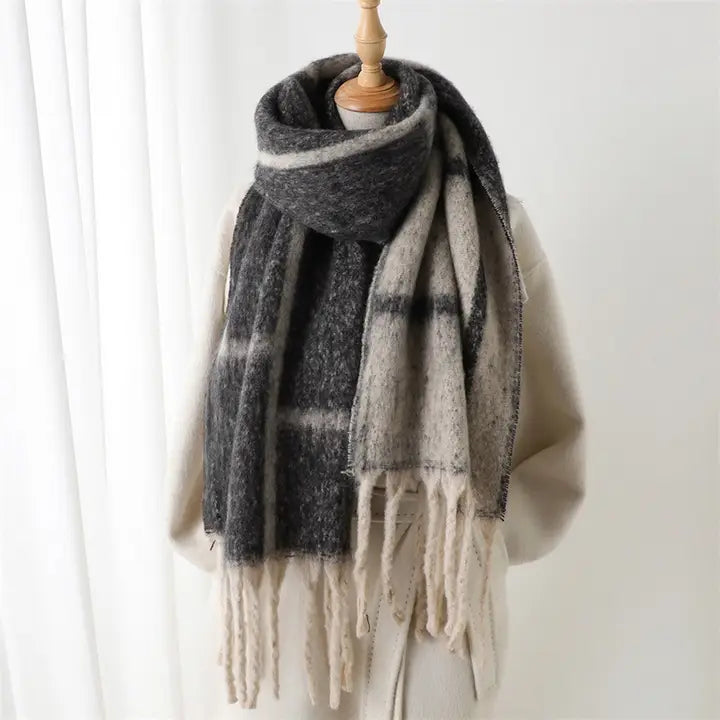 Colorblock Winter Scarf