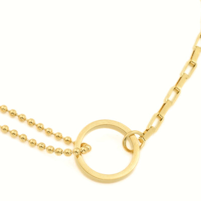 Waterproof Asymmetrical Circle Choker