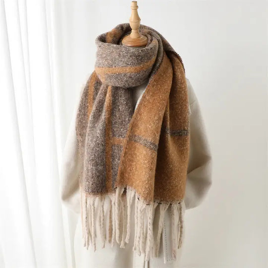 Colorblock Winter Scarf
