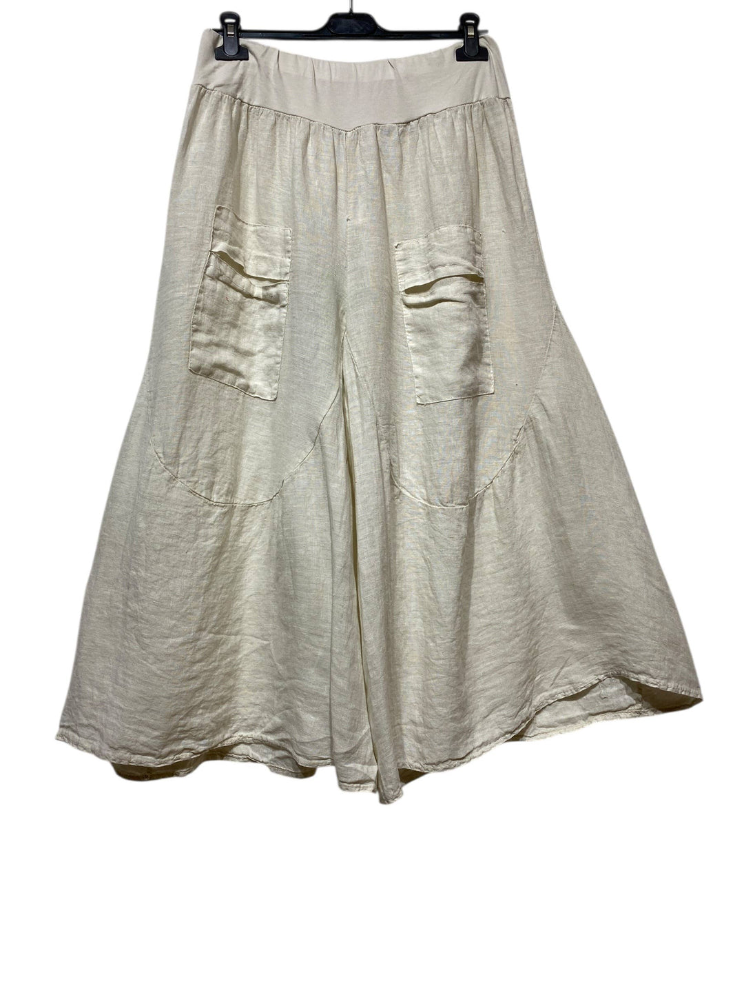 Wide Leg Linen Capris