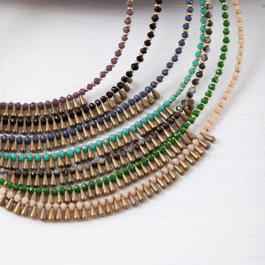 Beaded Dew Drop Necklace