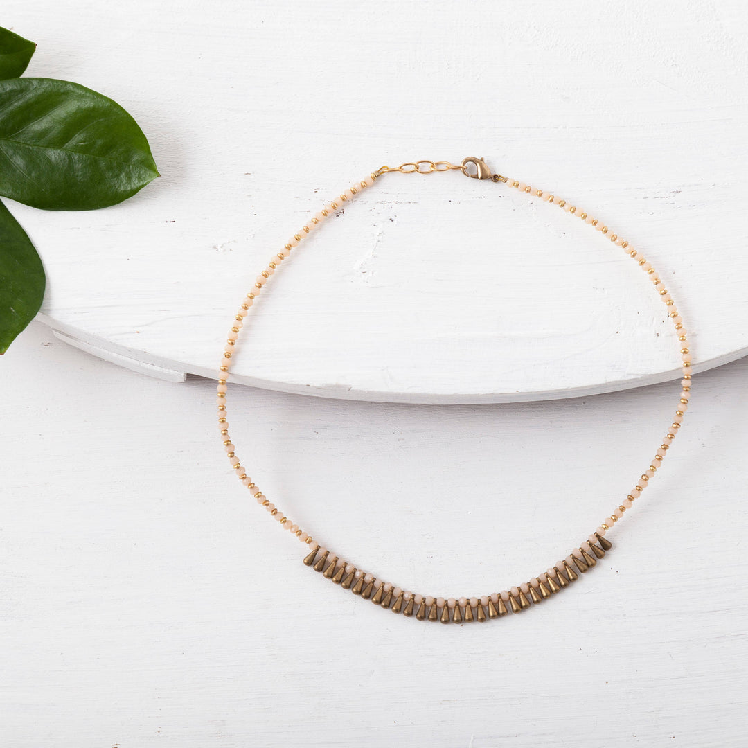 Beaded Dew Drop Necklace