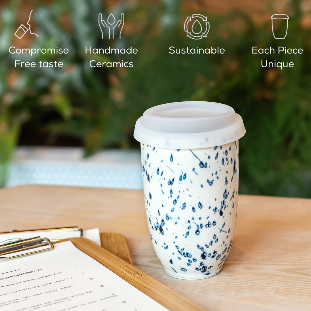 Orchid Ceramic Travel Mug 12oz