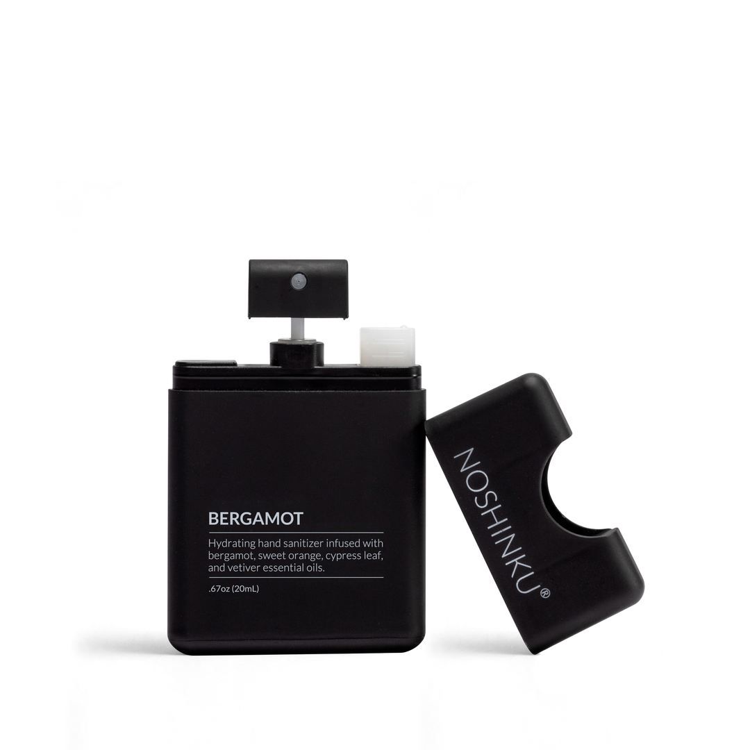 Refillable Bergamot Ultra-Moisturizing Pocket Hand Sanitizer
