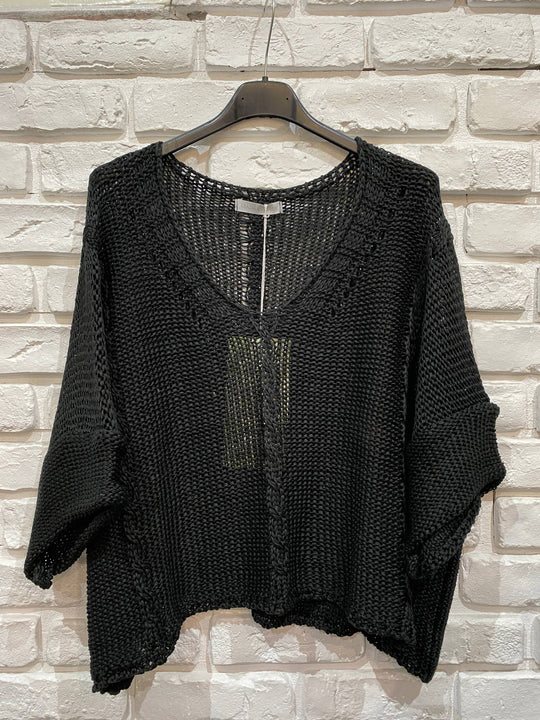 Cotton Knit Sweater