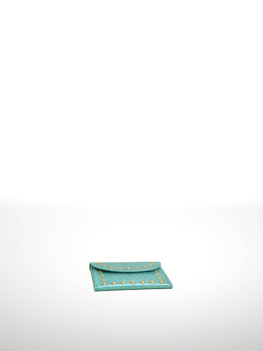 Leather Wallet with Studs
