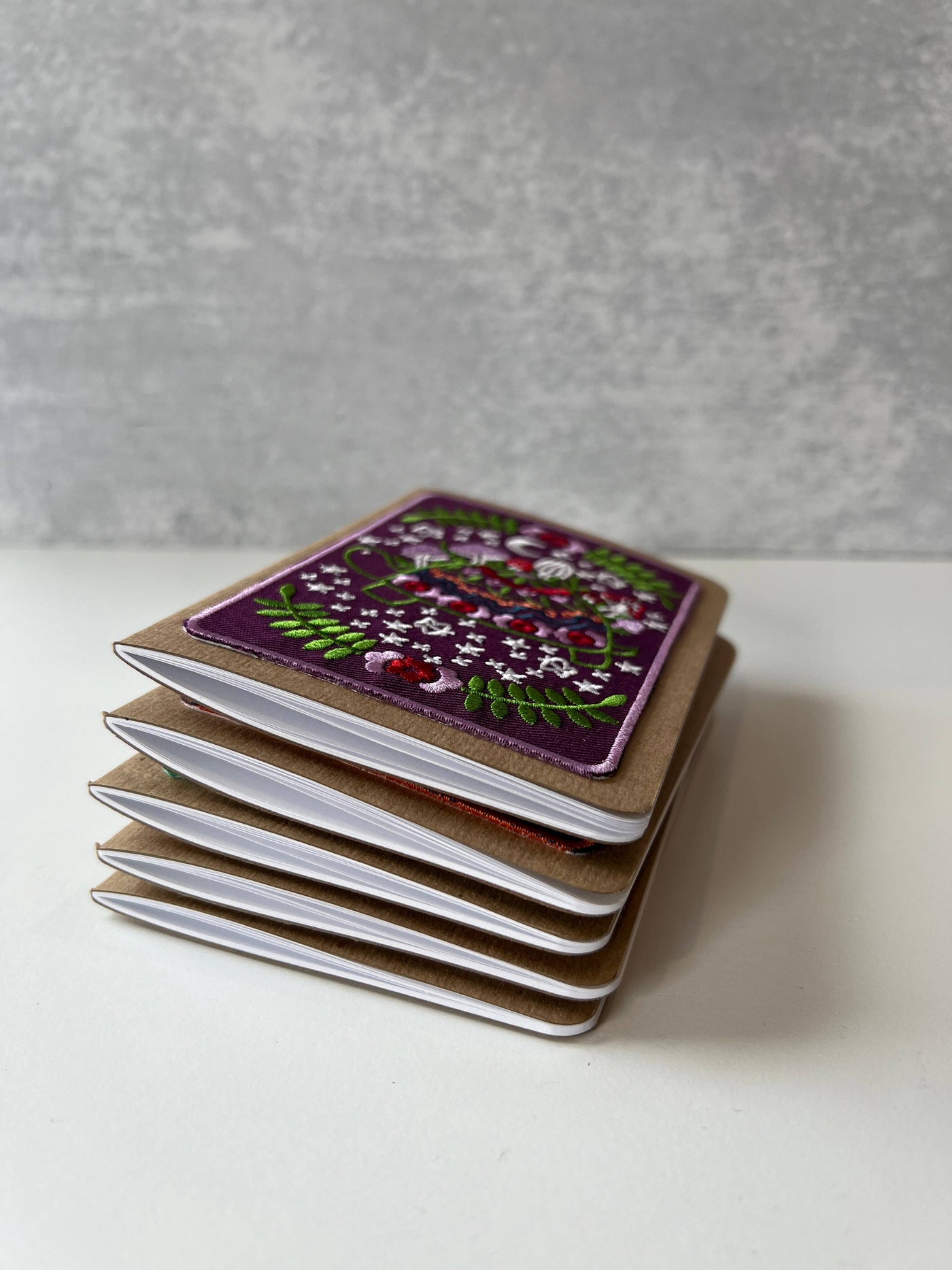 Turtle Embroidery Pocket Notebook