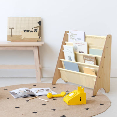 Recycled Fabric Kids Book Rack