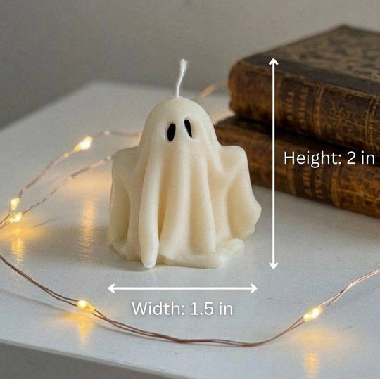 Handmade Ghost Candles