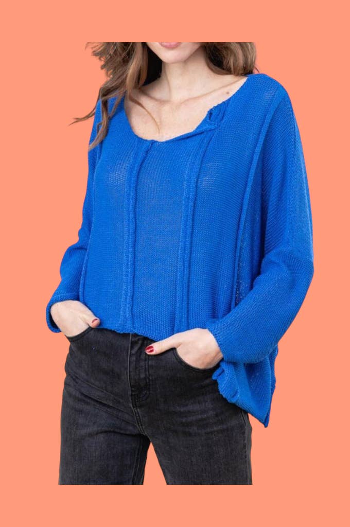 Lightweight Asymmetrical Sweater