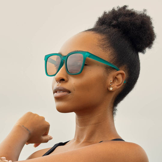 Sequoia  Soft Teal / Brown Polarized Lens