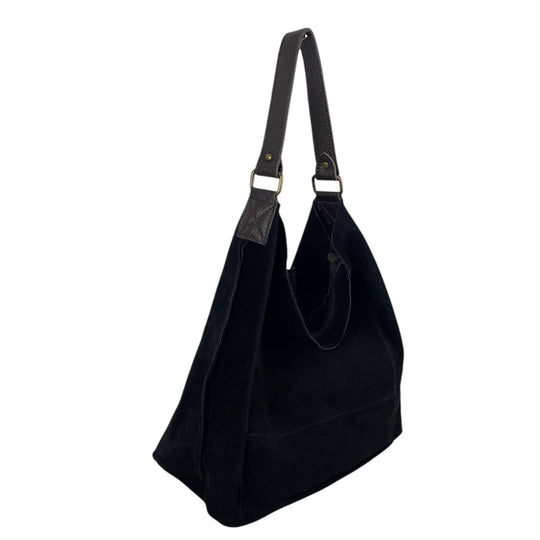 Suede Leather Hobo Bag