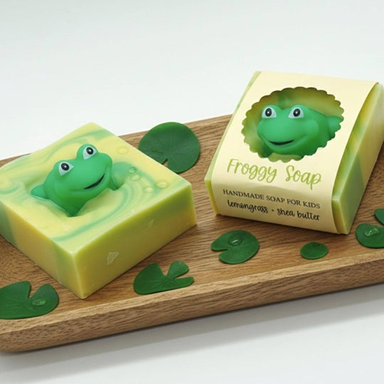 Froggy Handmade Soap Bar for Kids